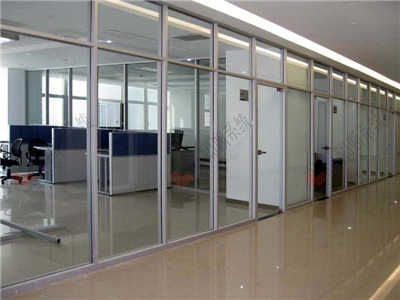 磨砂款单层玻璃隔断